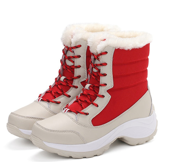 Women's Waterproof Cotton Snow Boots