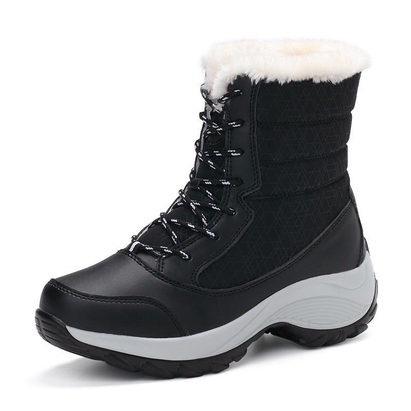 Women's Waterproof Cotton Snow Boots