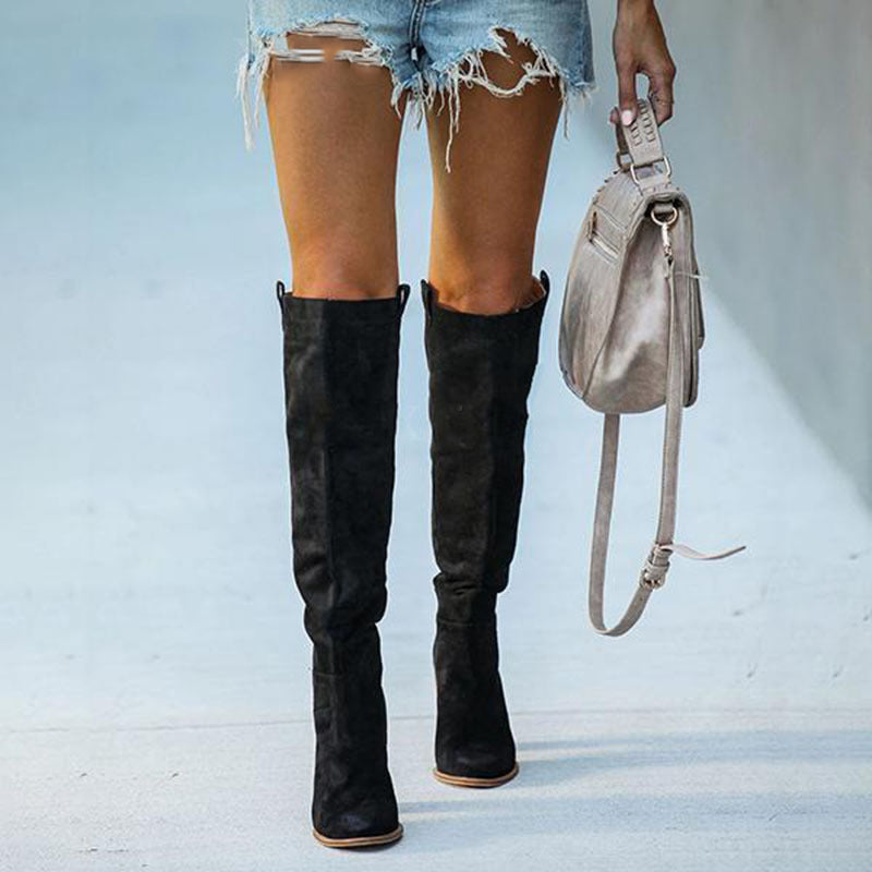 Women's Pointed Suede Boot