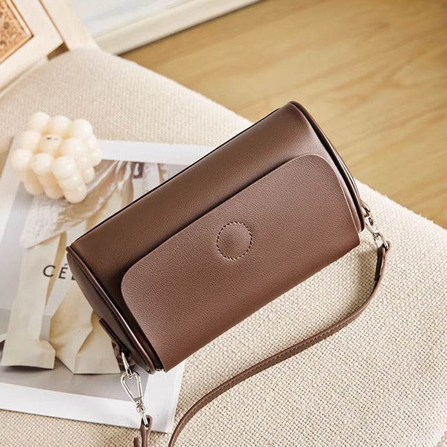 Mini Round Handbag Tote Shoulder Bag For Women