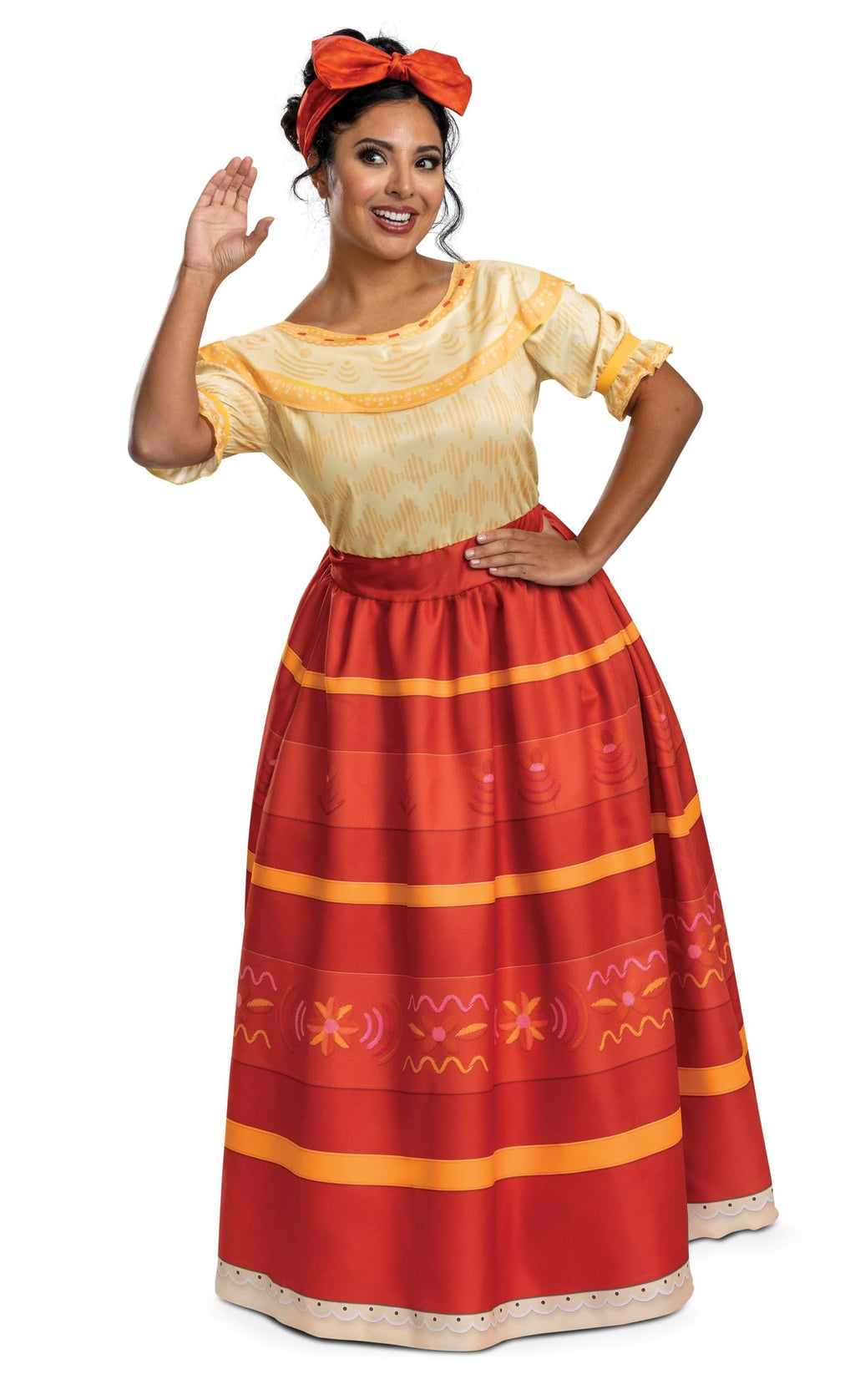 Disney Encanto Dolores Madrigal Deluxe Costume Dress for Women Small 4-6