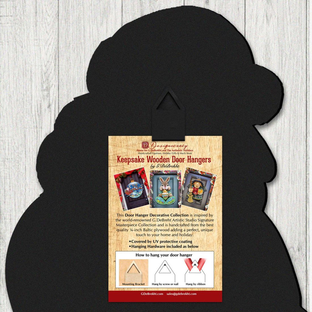 Spooky Halloween Cat Door Decor by Laura Seeley - Thanksgiving Halloween Decor - 8512054H
