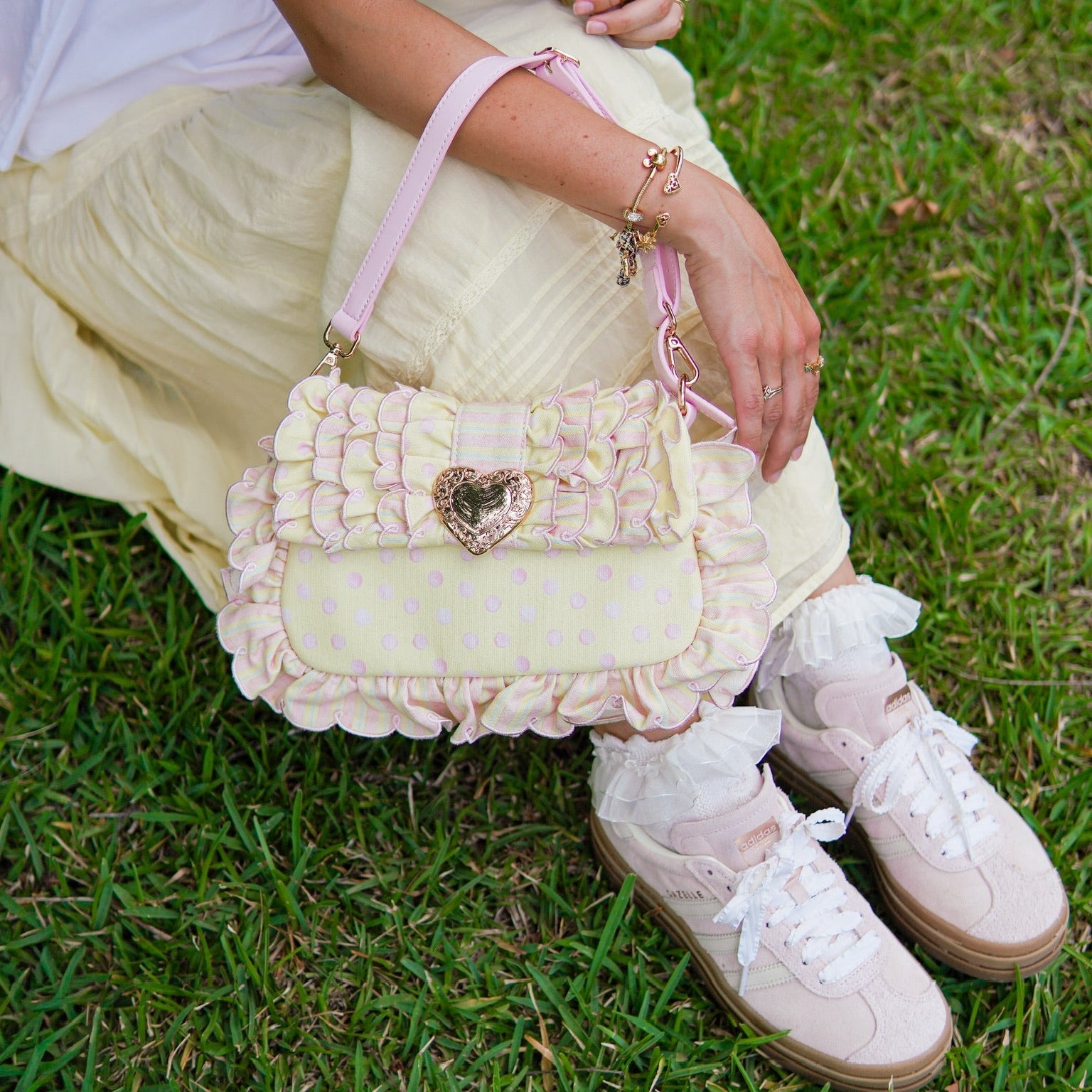 Seaside Sweetheart Shoulder Bag Polkadot