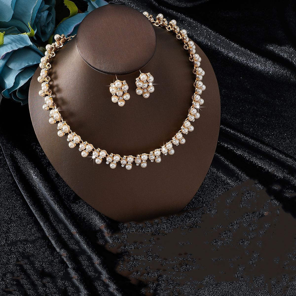 Splendid Diamond Alloy Suit Fashion Delicate Bridal Jewelry Set
