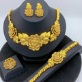 Creative Women's Gold African Bridal Saudi Jewelry Set