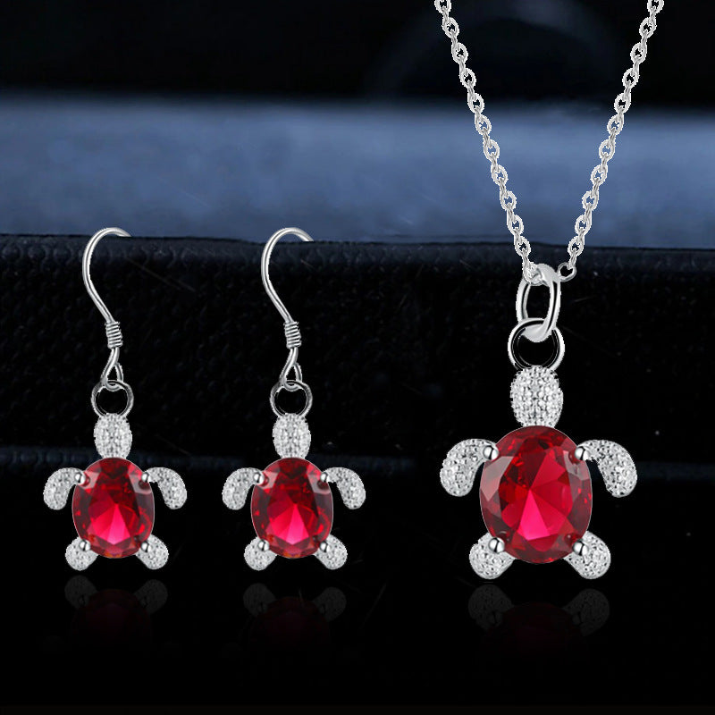 Casual Women's Fashion Niche Design Crystal Jewelry Set
