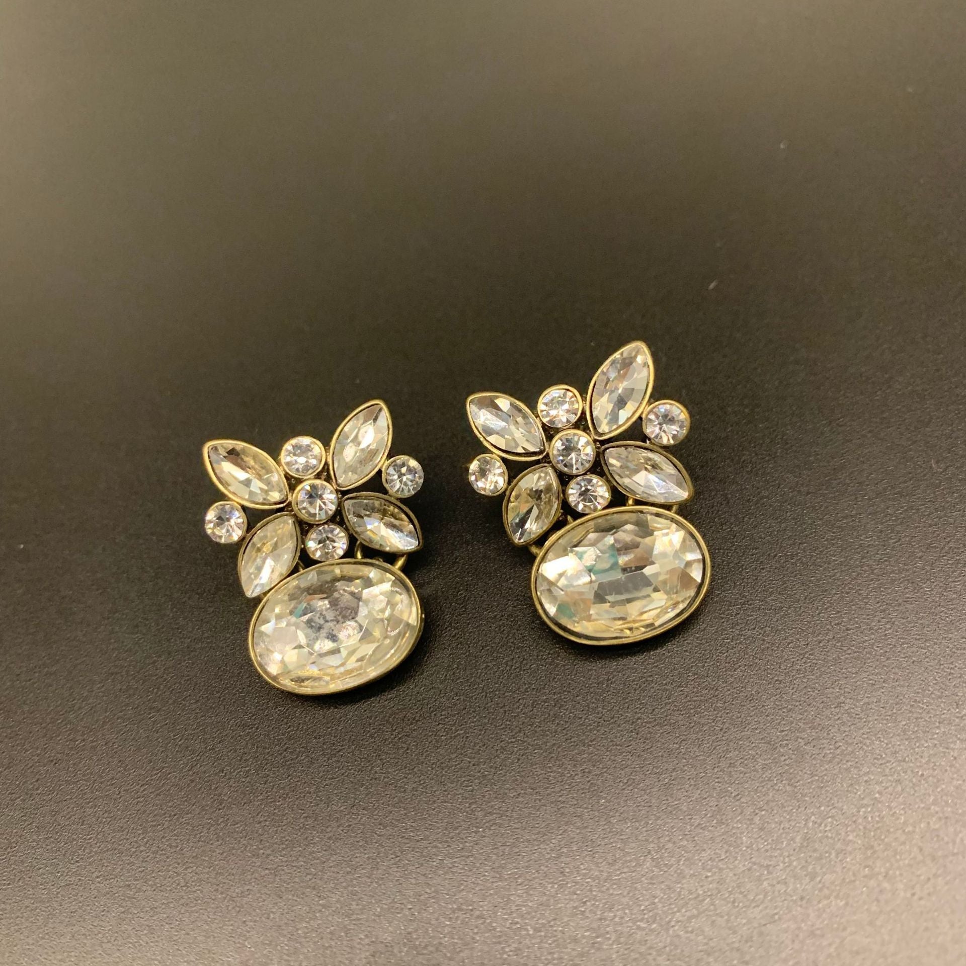 Women's French Glaze Three-piece High-grade Design Light Jewelry Set