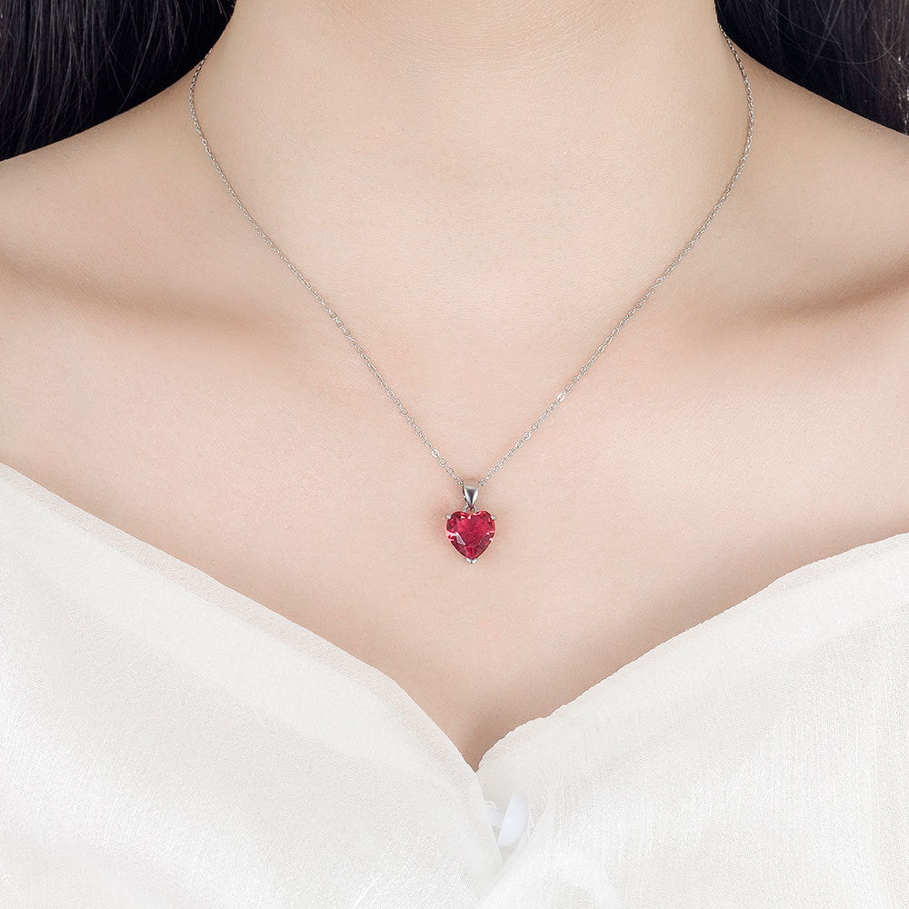 Love Female Personality Creative Open-end Zircon Heart-shaped Jewelry Set