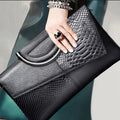 Evening Clutch bag women large capacity banquet handbag crocodile pattern women's fashion temperament crossbody bag