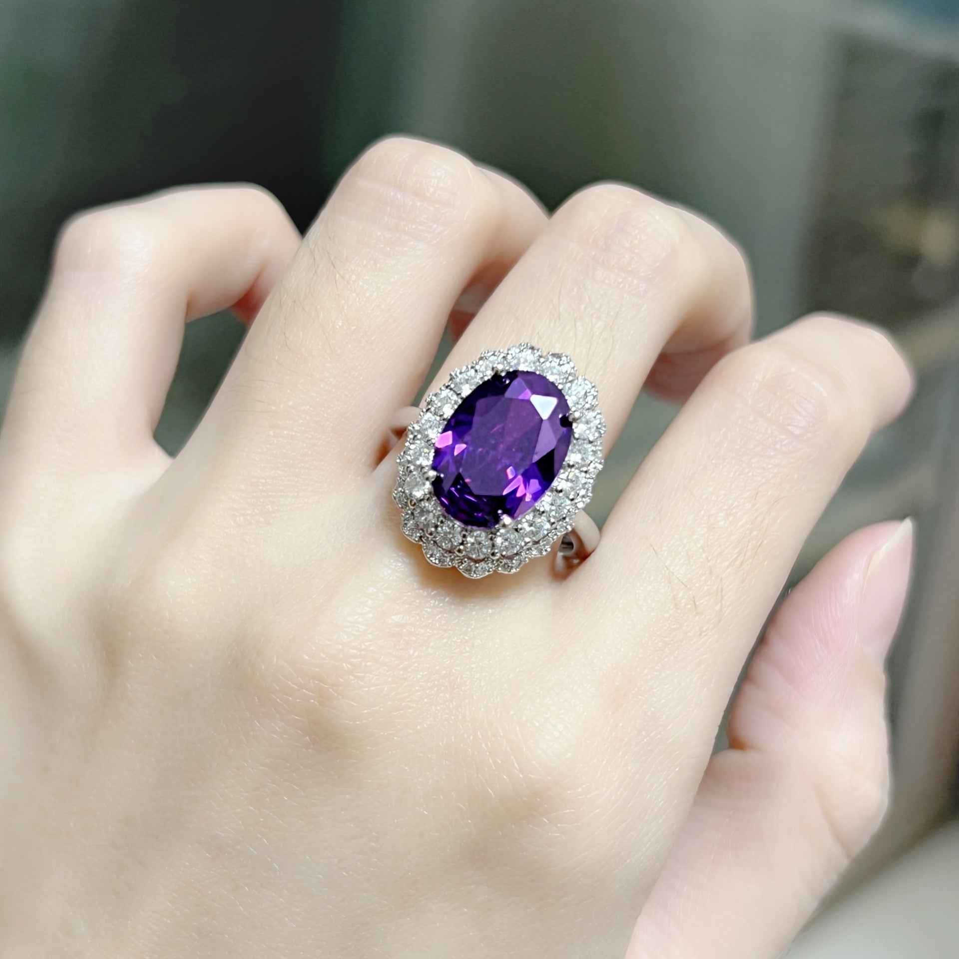 Sunflower Wool Diamond Zircon Red Yellow Purple Pink Champagne Rhinestone Jewelry Set