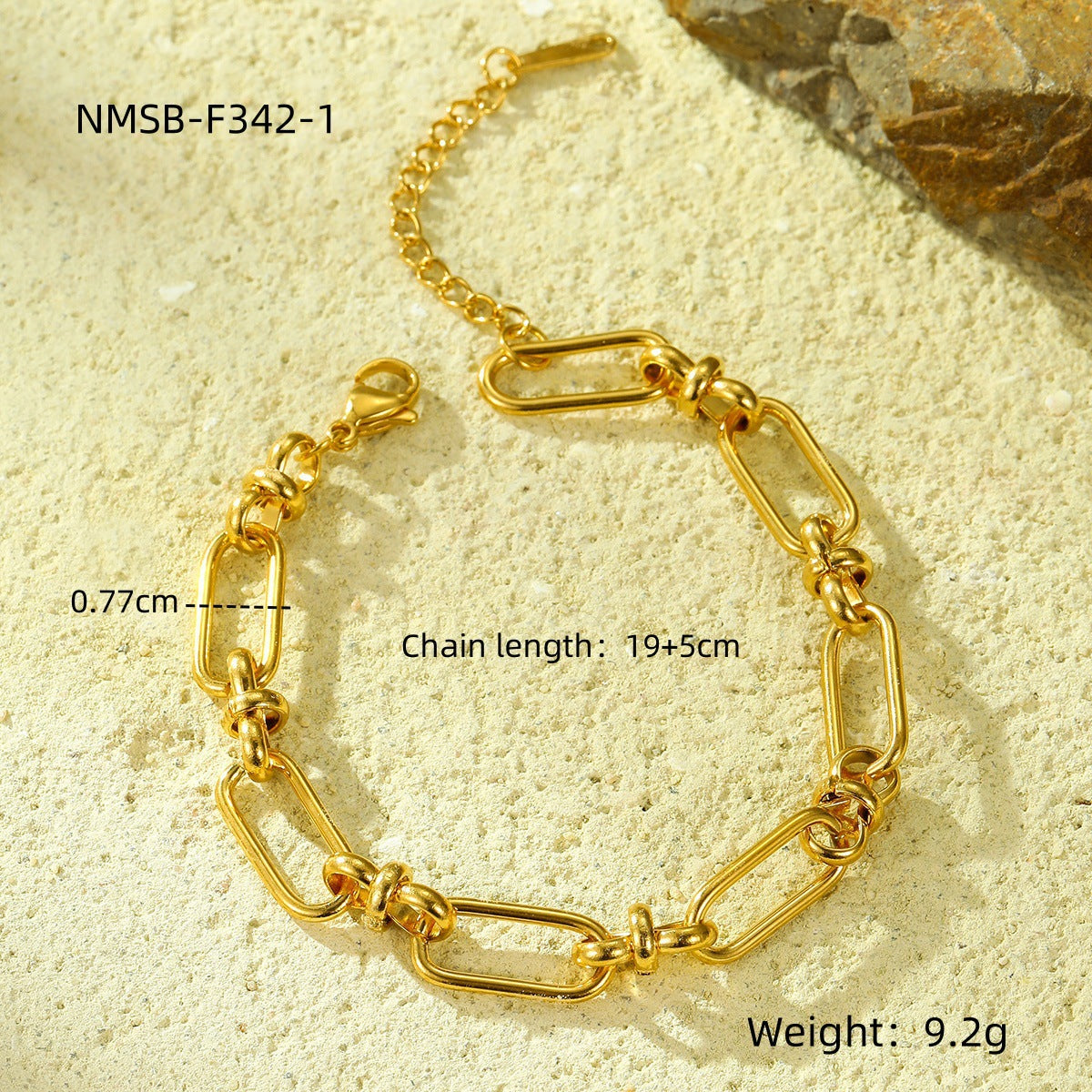 Women's Titanium Steel Gold-plated Stainless Inlaid Zircon Bracelets