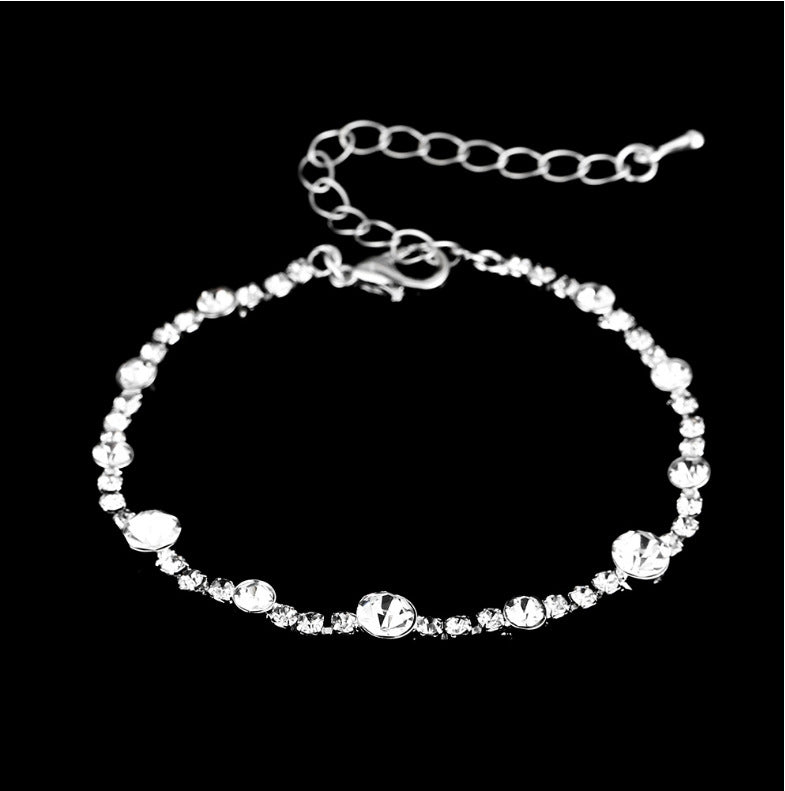 Beautiful Creative Rhinestone Crystal Brace Lace Jewelry Set