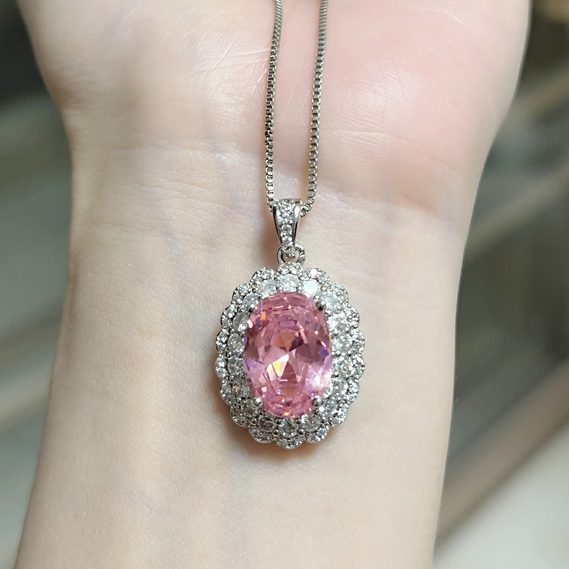 Sunflower Wool Diamond Zircon Red Yellow Purple Pink Champagne Rhinestone Jewelry Set