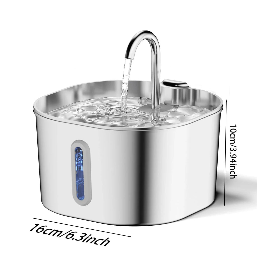 Pet Water Fountain Stainless Steel – Fresh Flow Drinking Station for Dogs & Cats