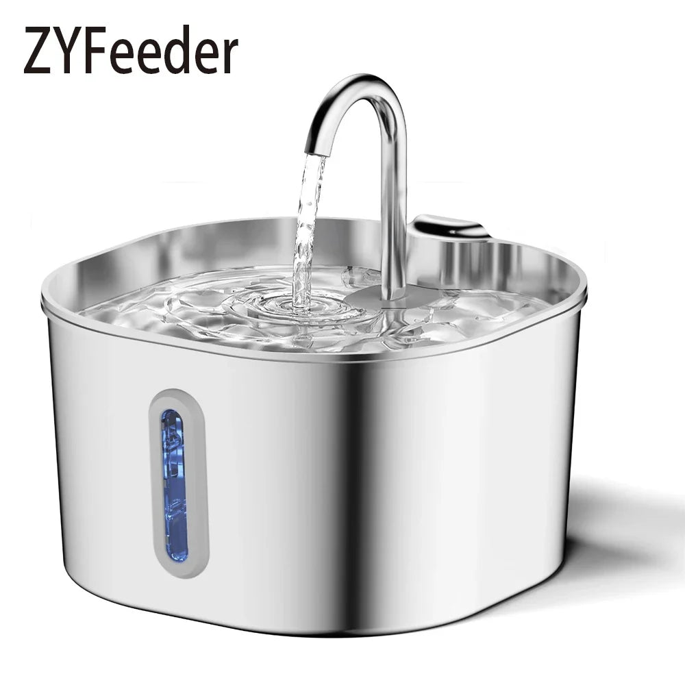 Pet Water Fountain Stainless Steel – Fresh Flow Drinking Station for Dogs & Cats