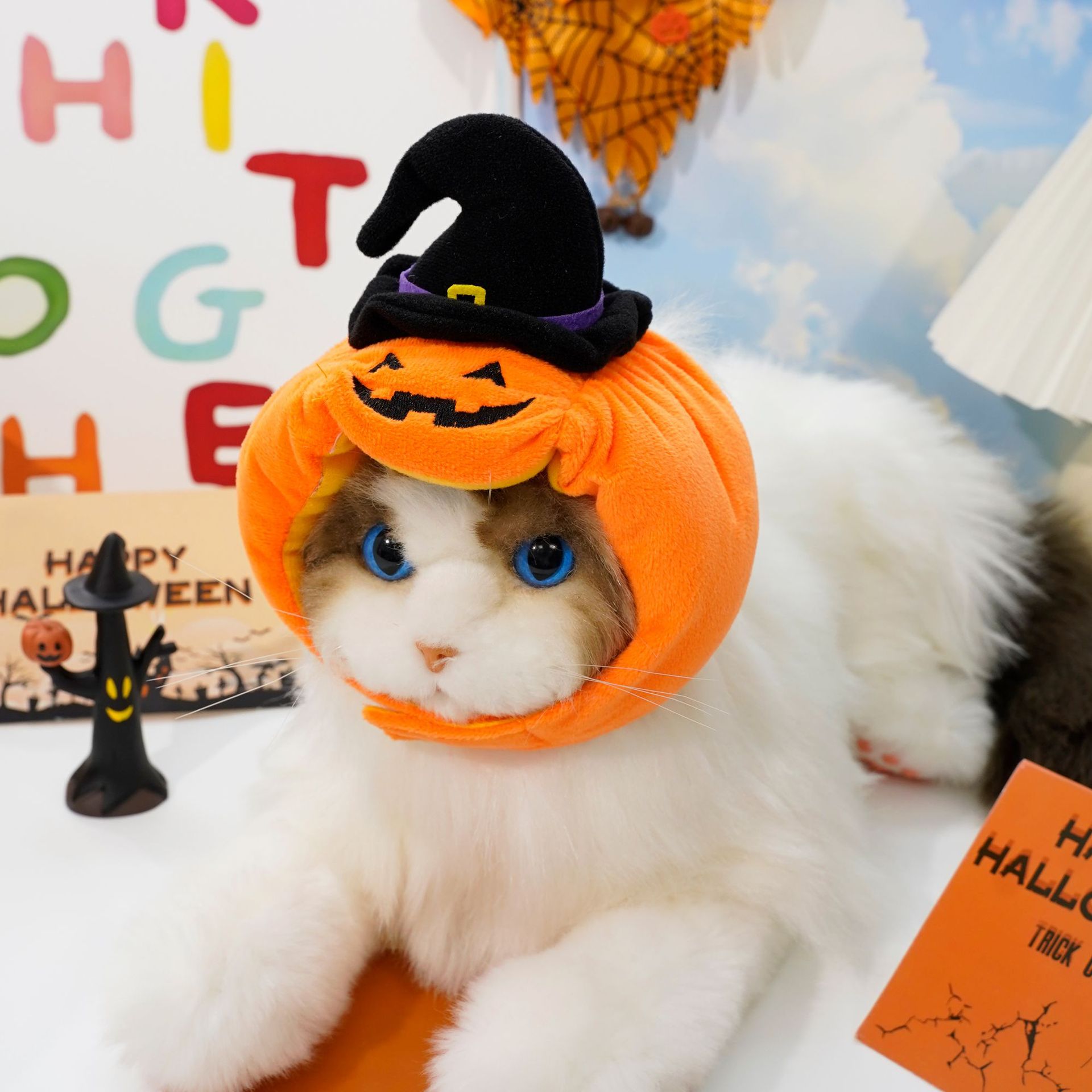 Halloween Pumpkin Vest For Dogs Cats Festive Pet Costume Harness Funny Thanksgiving Christmas Apparel For Small Animals Clothing