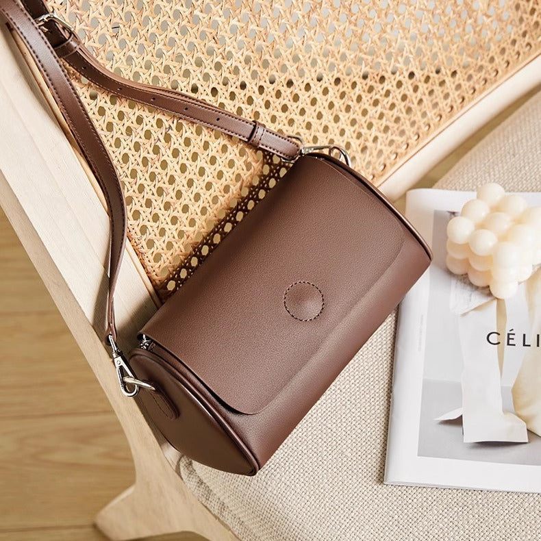 Mini Round Handbag Tote Shoulder Bag For Women