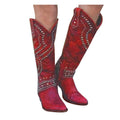 Women's Rivet Chunky Heel Boots