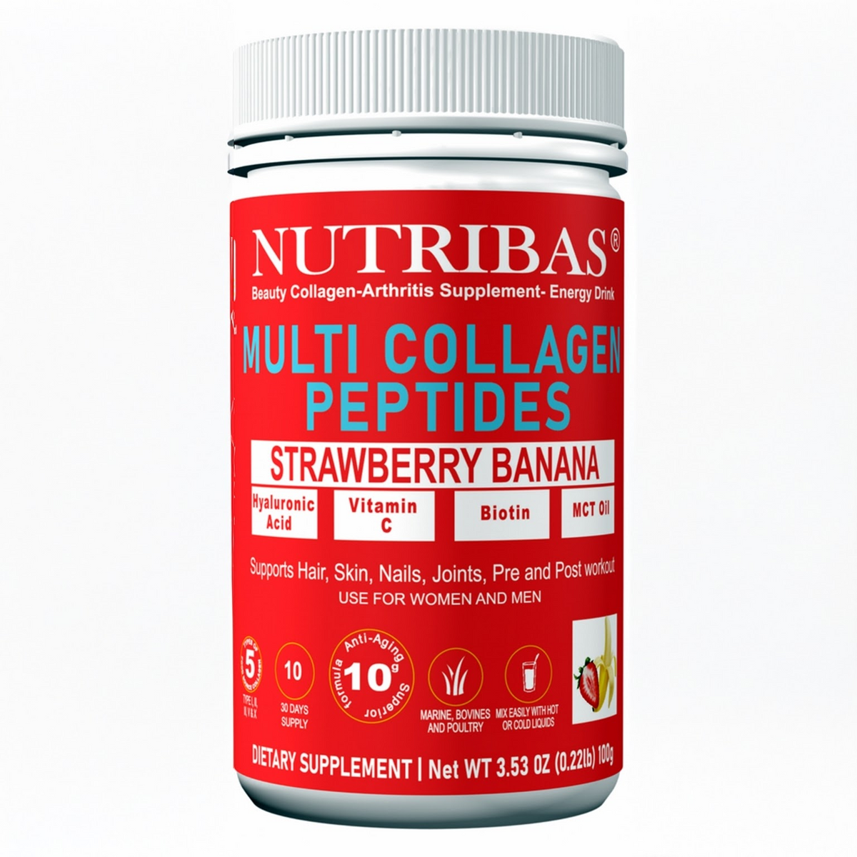 Multi Collagen Protein Powder – Unflavored, 300g
